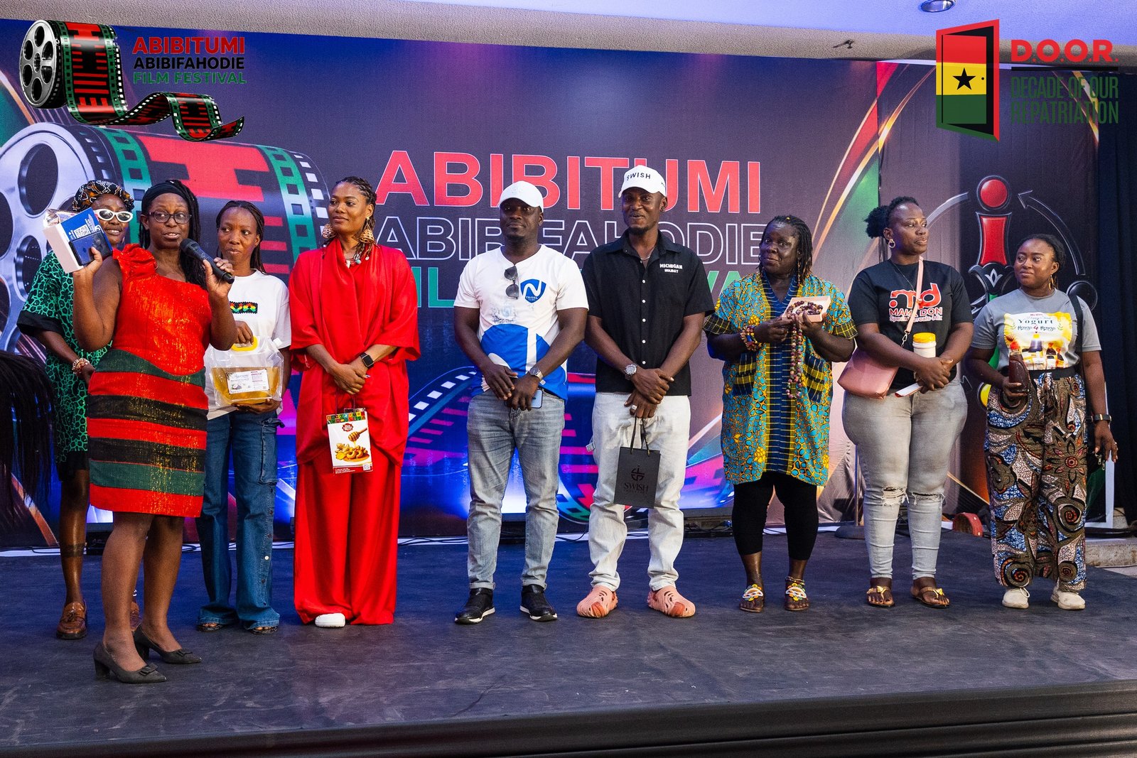 AAFF 2026 award recipients and presenters together on stage